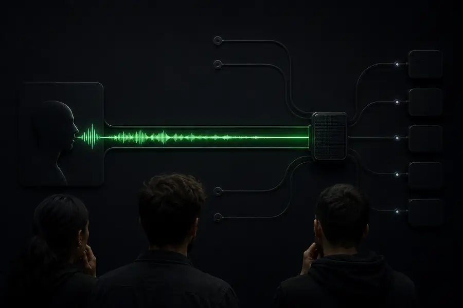 Realtime voice comparison workflow
